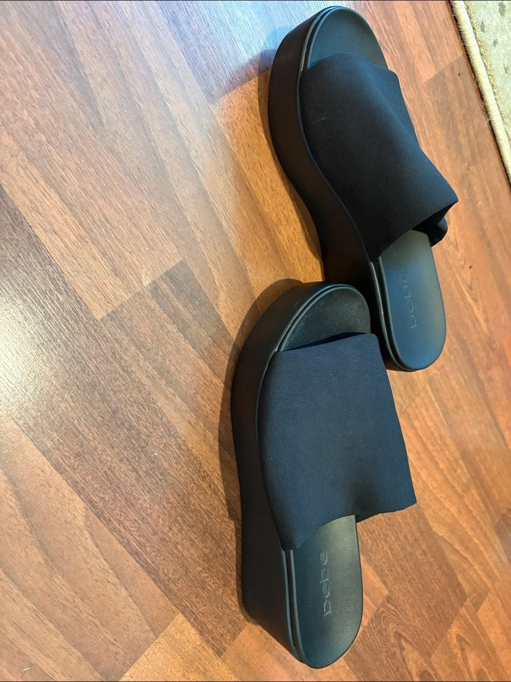Bebe platform slinky y2k sandal size 6